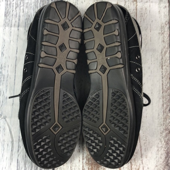 Aerosoles Air Cushion Black Leather Suede Size 7 - Picture 7 of 10